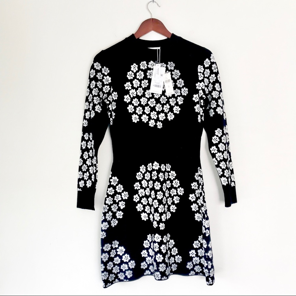 Marimekko Vuolas Puketti Knitted Merino Wool Dress Size XS NWT - Picture 3 of 15